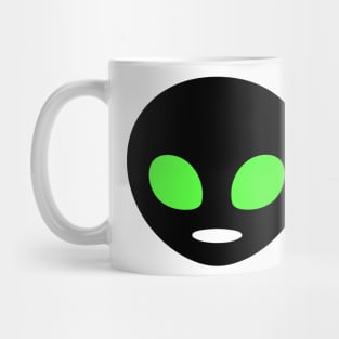 Alien Face Emoticon Mug